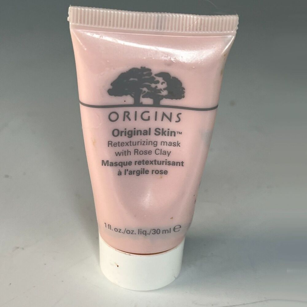 Origins Original Skin Retexturizing Rose Clay Mask Travel 1 fl oz 30ml New
